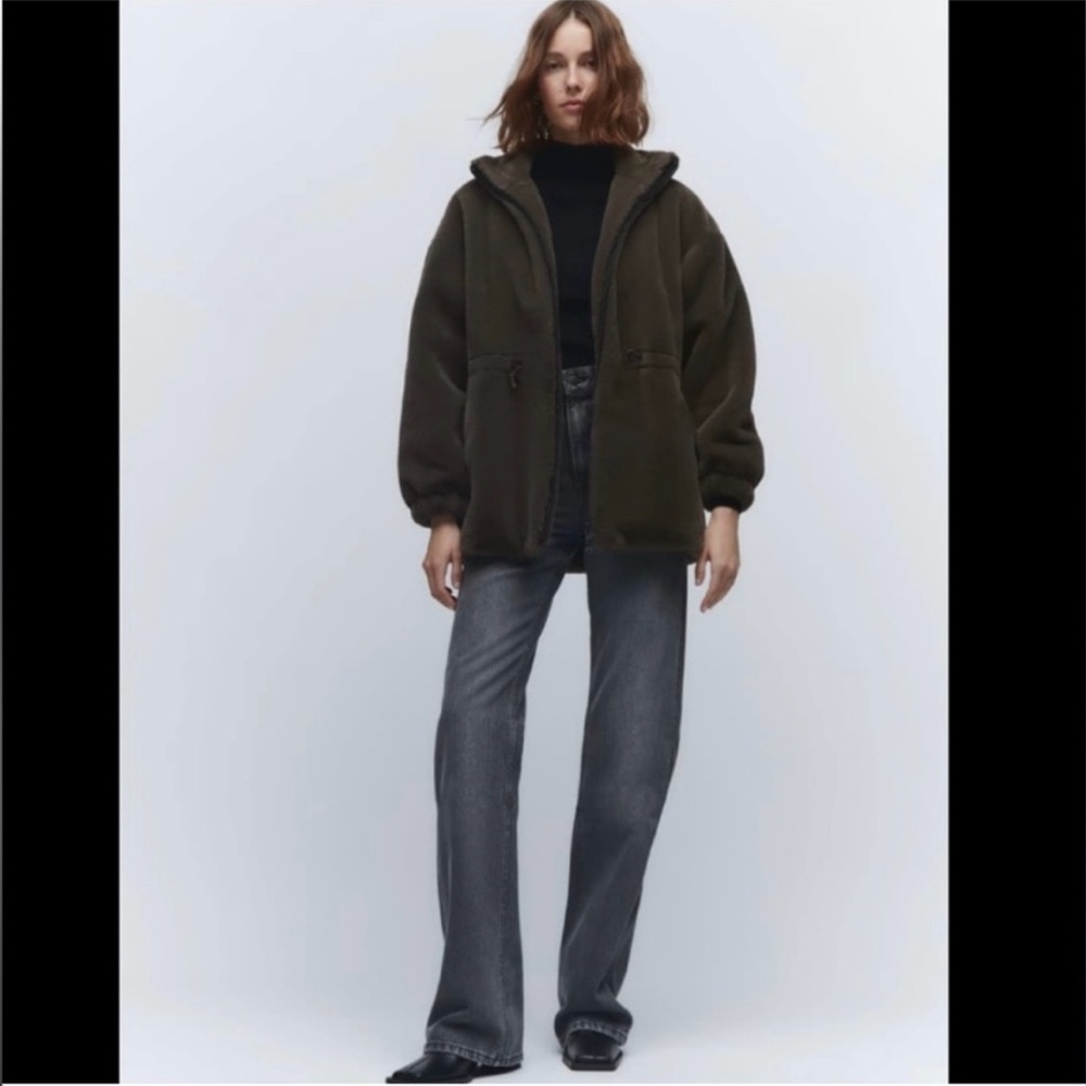 Zara faux fur jacket